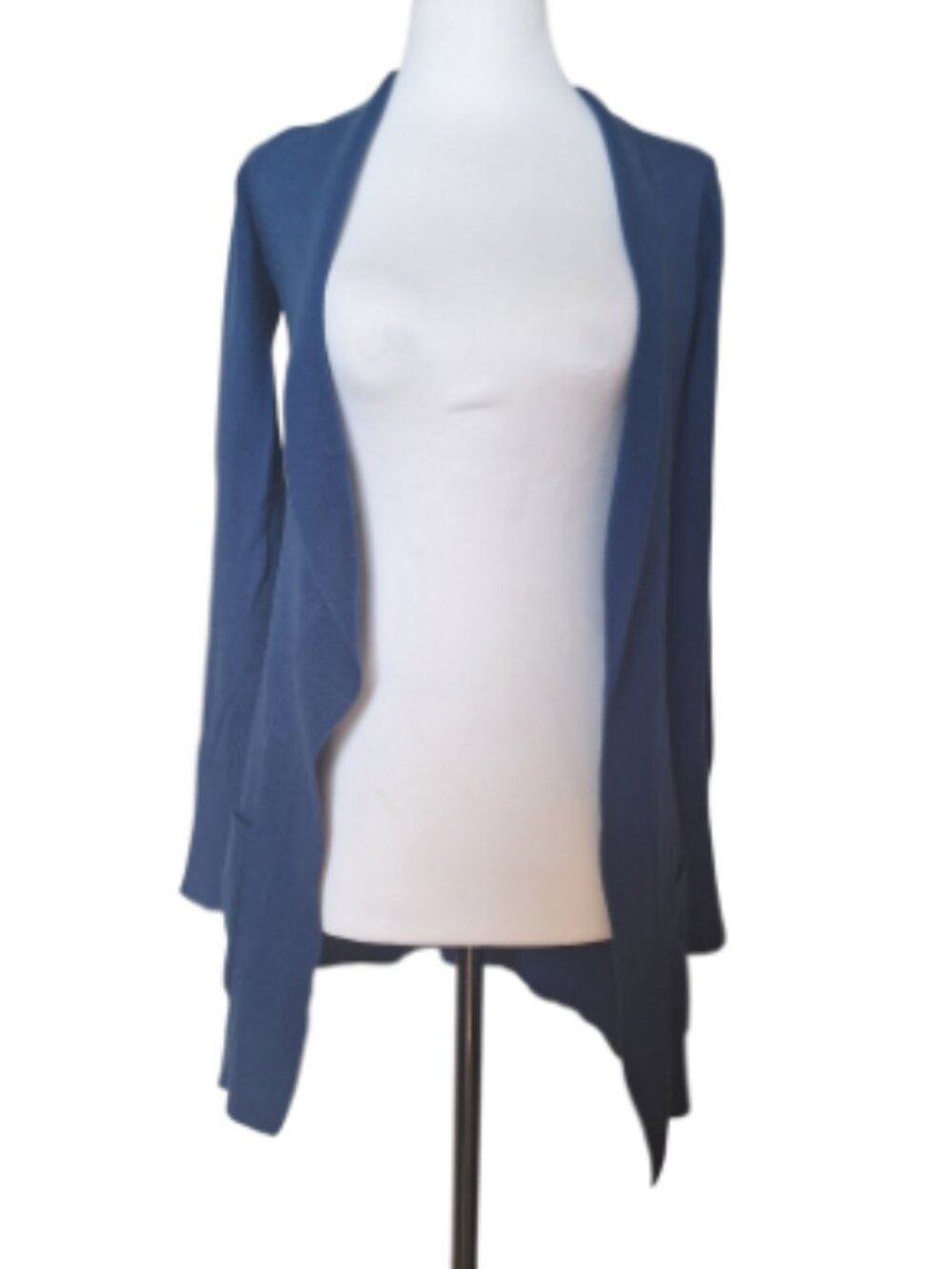 SEDUCTIONS BLUE OPEN FRONT CARDIGAN SIZE XS